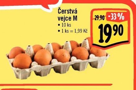 Čerstvá vejce M