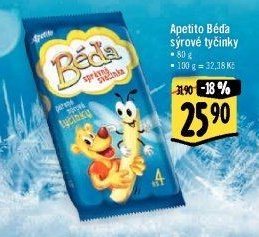 Apetito Béďa sýrové tyčinky