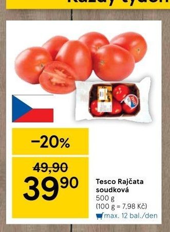 Tesco Rajčata soudková