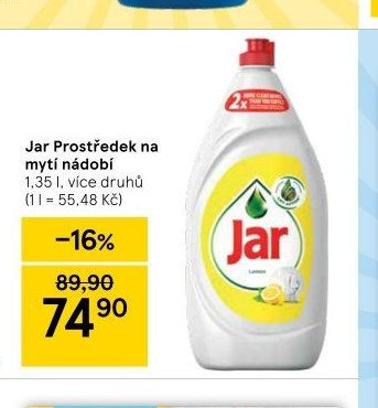 Jar Prostředek na mytí nádobí