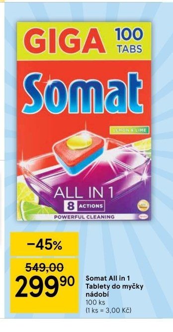 Somat All in 1 Tablety do myčky nádobí
