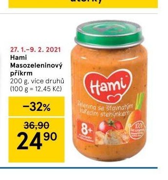 Hami Masozeleninový příkrm