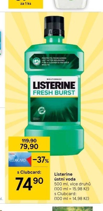 Listerine ústní voda