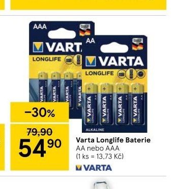 Varta Longlife Baterie