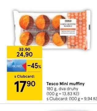 Tesco Mini muffiny