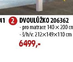 DVOULŮŽKO 206362 - IDEA nábytek akcniletaky.com