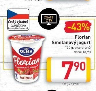 Florian Smetanový jogurt