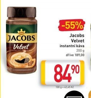 Jacobs Velvet instantní káva