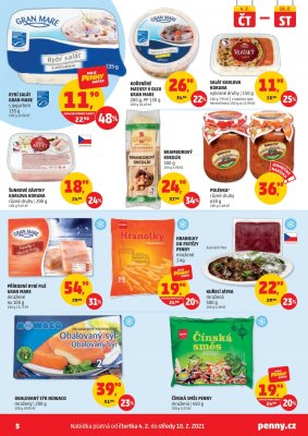 akční leták Penny Market 4.2.2021-10.2.2021