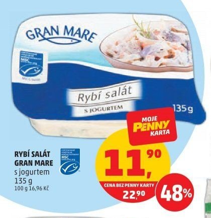 RYBÍ SALÁT GRAN MARE s jogurtem 135 g