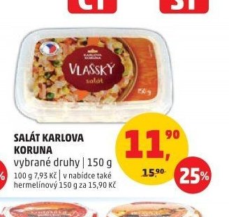 SALÁT KARLOVA KORUNA vybrané druhy 150 g