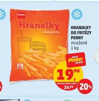 HRANOLKY DO FRITÉZY PENNY mražené 1 kg