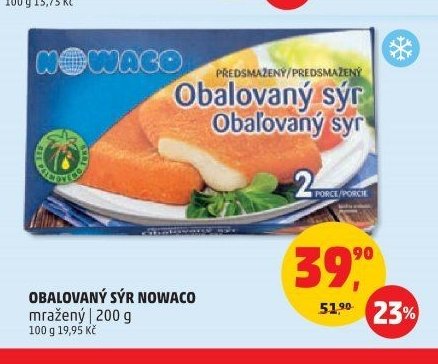 OBALOVANÝ SÝR NOWACO mražený 200 g