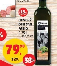 Olivový olej San Fabio - Penny Market akcniletaky.com
