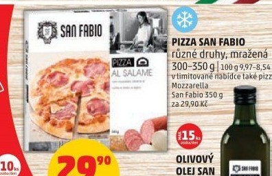 Pizza mražená San Fabio