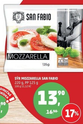 Sýr Mozzarella San Fabio