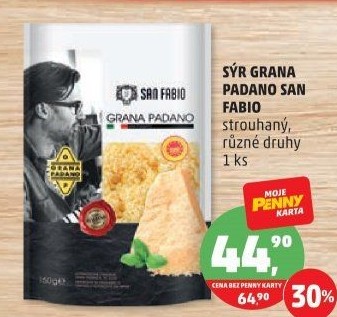 Sýr strouhaný Grana Padano San Fabio