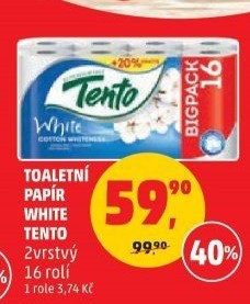 Toaletní papír 2vrstvý Tento