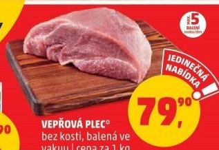 Vepřová plec bez kosti