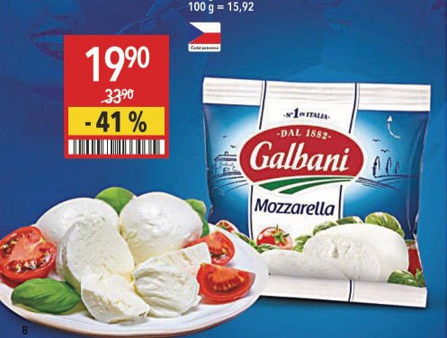 Galbani Mozzarella, Galbani Mozzarella light