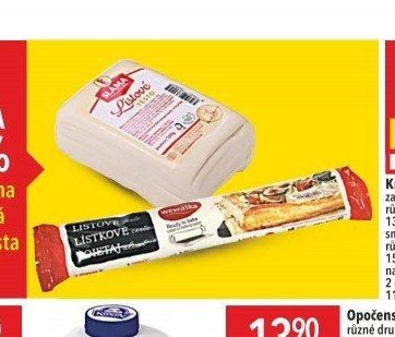 chlazená listová těsta
