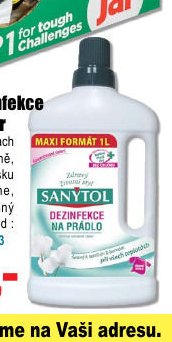 SANYTOL dezinfekce na prádlo 1 litr