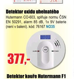 Detektor oxidu uhelnatého