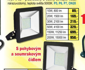 LED reflektory STAR