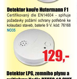 Detektor kouře Hutermann F1