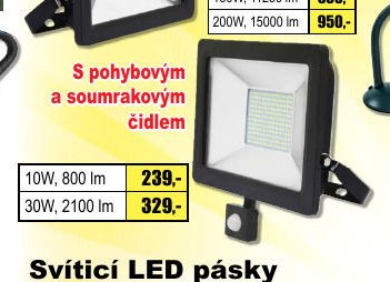 S pohybovým a soumrakovým čidlem