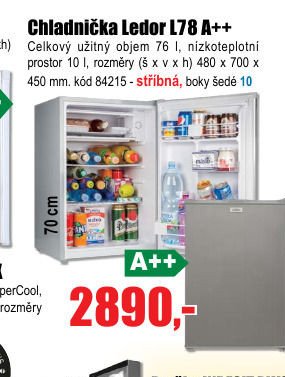 Chladnička Ledor L78 A++