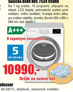 Sušička BEKO XDS 7534 CSDRX