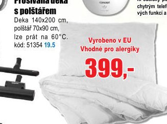 Prošívaná deka s polštářem