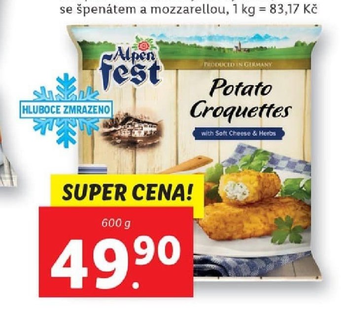 Plněné bramborové taštičky