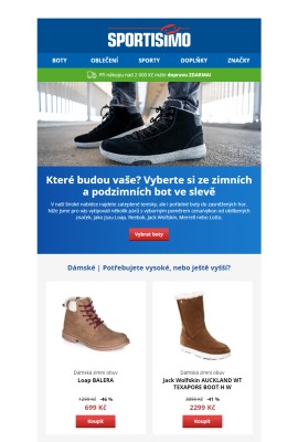 akční leták Sportisimo 4.2.2021-9.2.2021