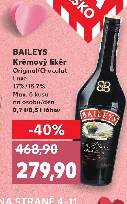 BAILEYS Krémový likér 0,7 l