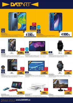 akční leták Datart 8.2.2021-14.2.2021