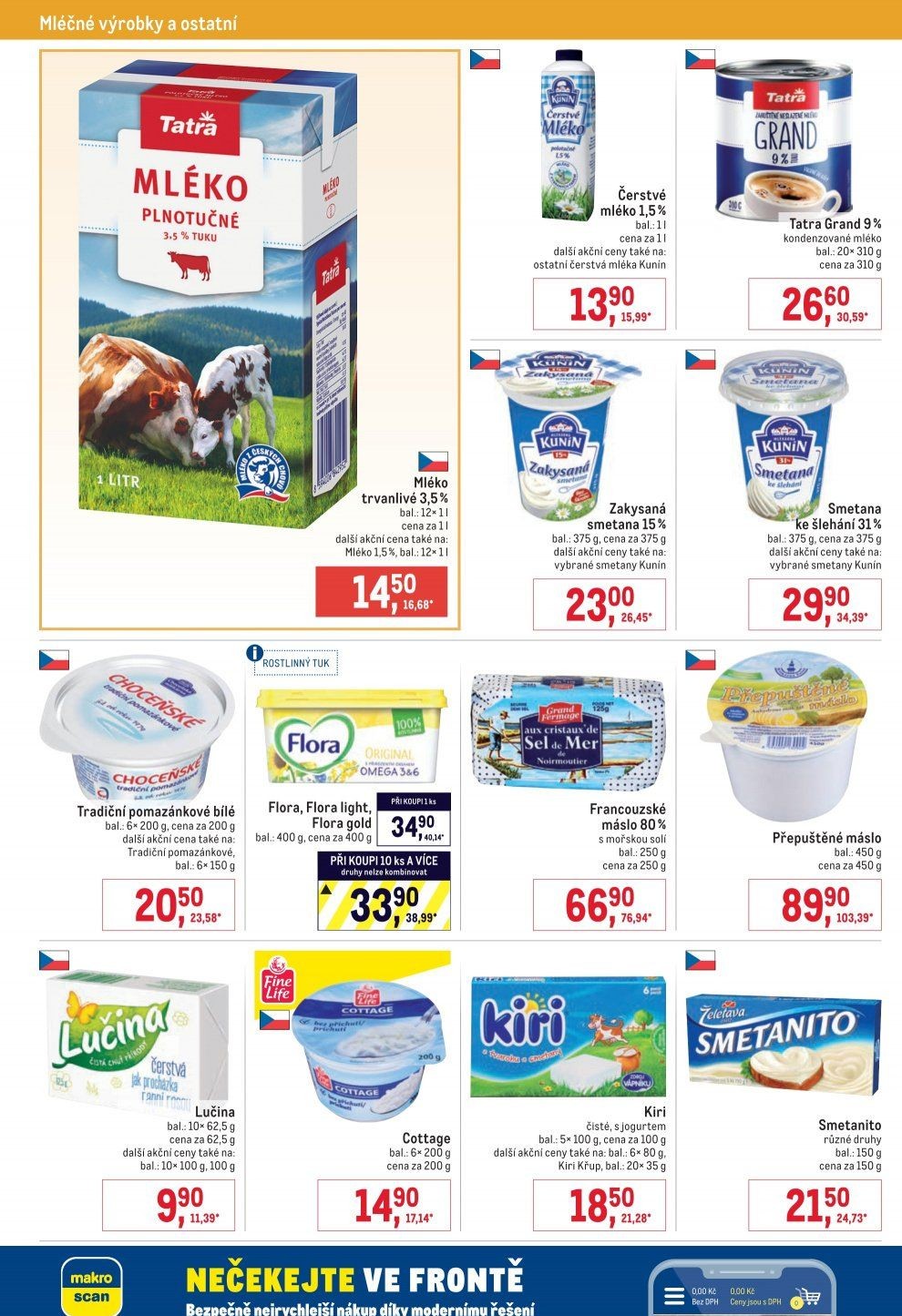 Sýr tavený Kiri v akci Makro od 3.2.2021