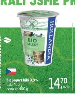Bio jogurt bílý 3,9%