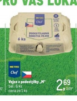 Vejce z podestýlky „M“