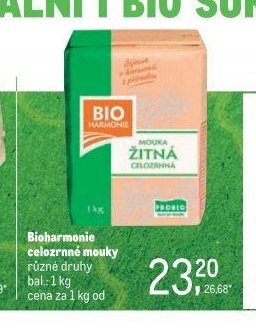 Bioharmonie celozrnné mouky