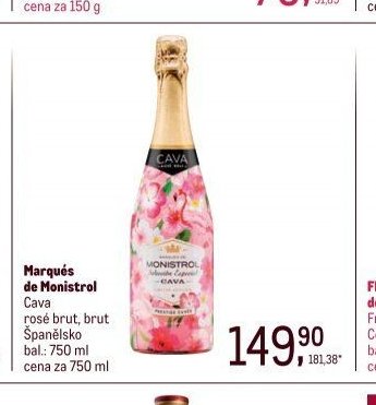 Marqués de Monistrol Cava rosé brut