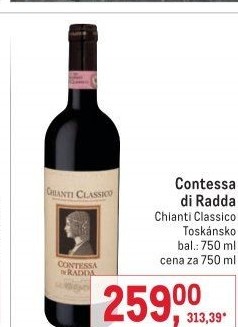 Víno Chianti Classico Contessa di Radda