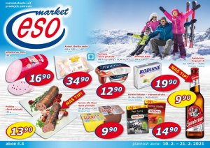 akční leták ESO MARKET 10.2.2021-21.2.2021