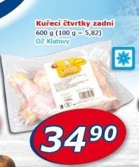 Kuřecí čtvrtky mražené DZ Klatovy
