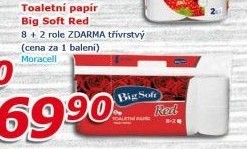 Toaletní papír 3vrstvý Big Soft