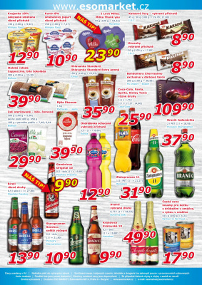 akční leták ESO MARKET 10.2.2021-21.2.2021