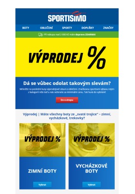 akční leták Sportisimo 7.2.2021-12.2.2021