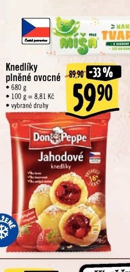Knedlíky plněné ovocné