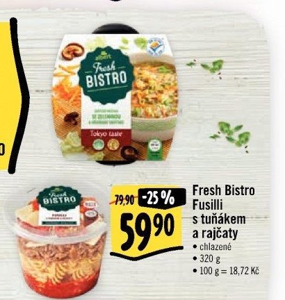 Fresh Bistro Fusilli s tuňákem a rajčaty